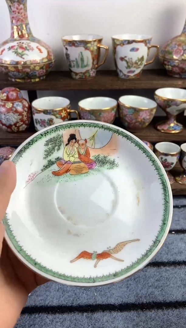 瓷片景德镇窑厂瓷摆件