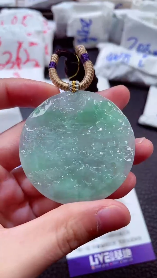 翡翠未镶嵌颈饰00015986