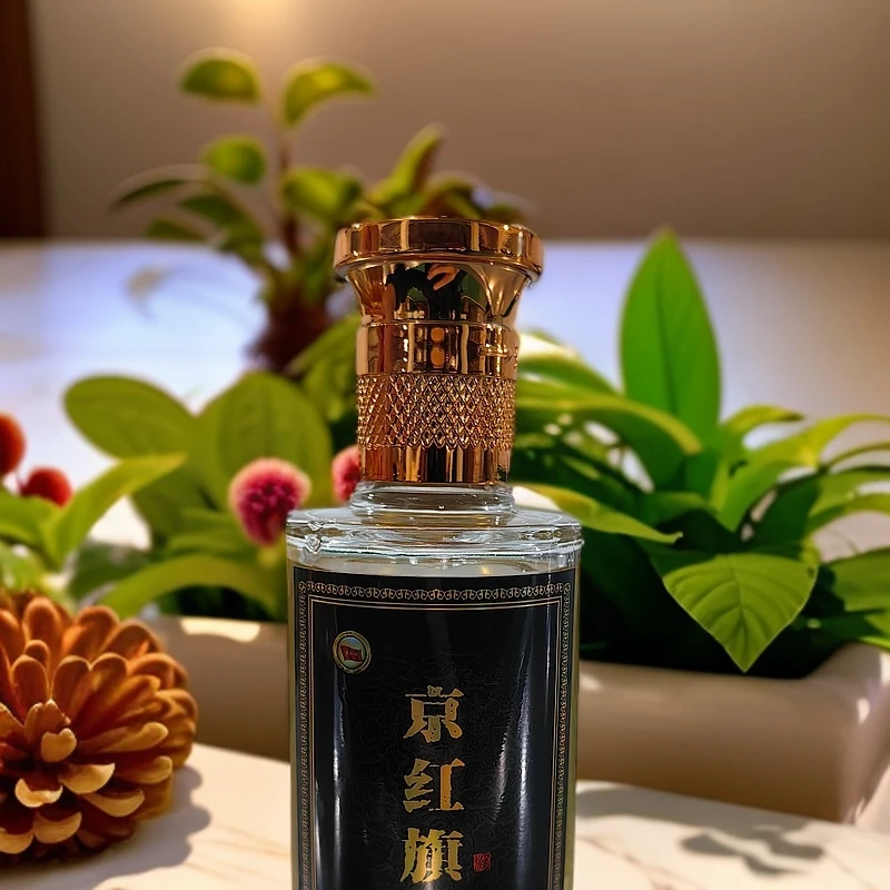 JingHongQi/京红旗香50小酒版 酱香型白酒53度100ml