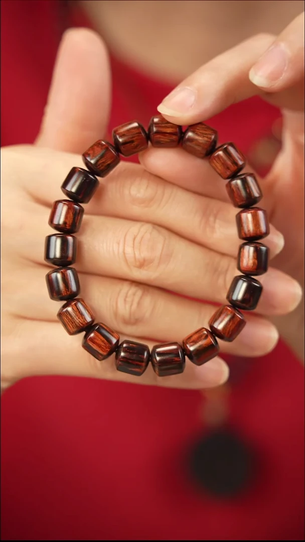 降真香手串/手链红降1.0桶珠特价-450