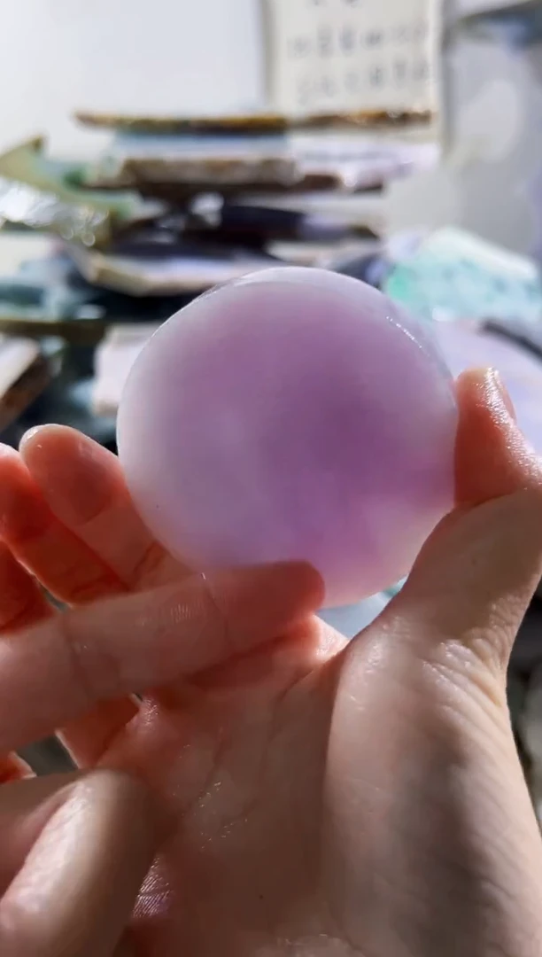 翡翠裸石缅甸翡翠A货柠2560