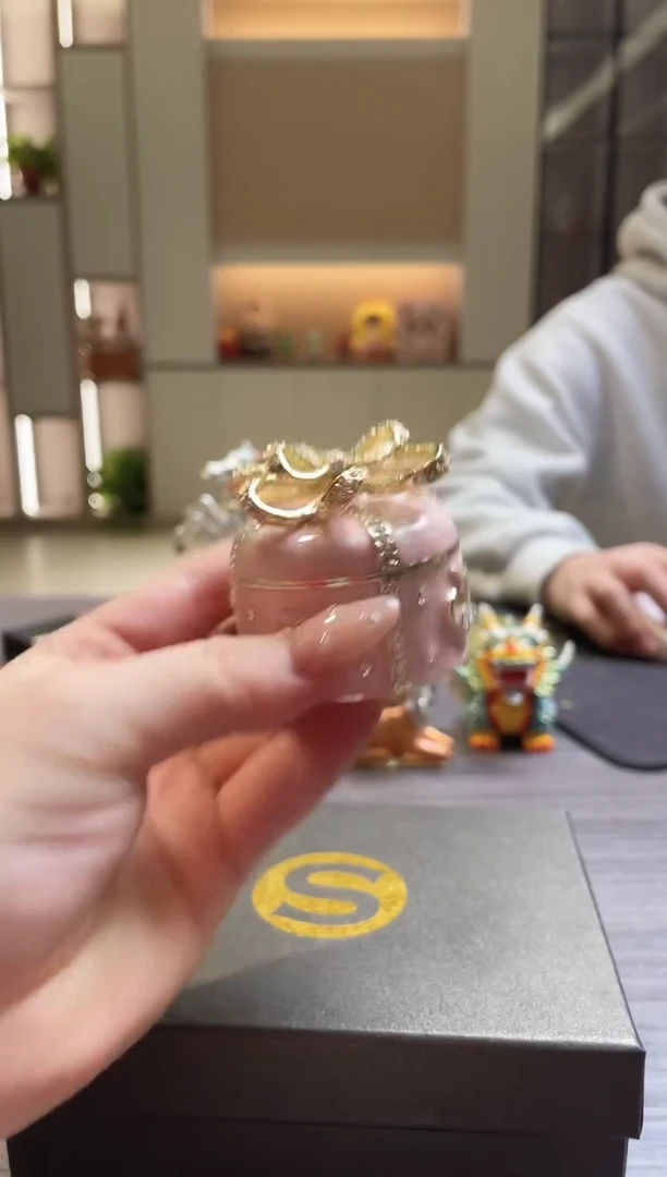 手工艺品琉璃七宝烧珐琅彩首饰盒