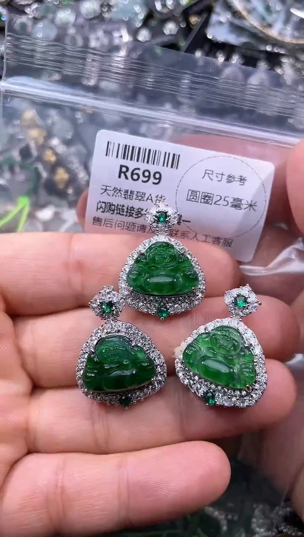 【闪购商品】翡翠颈饰未镶嵌R699多样性发其一