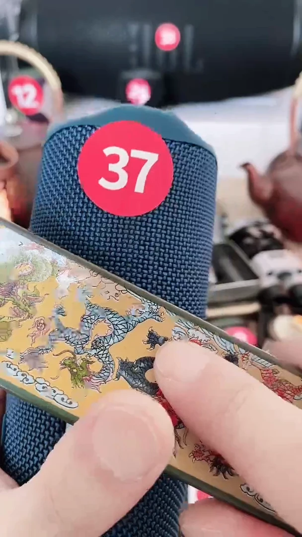 37号密胺瓷器密胺瓷器蓝牙耳机音响（万花7
