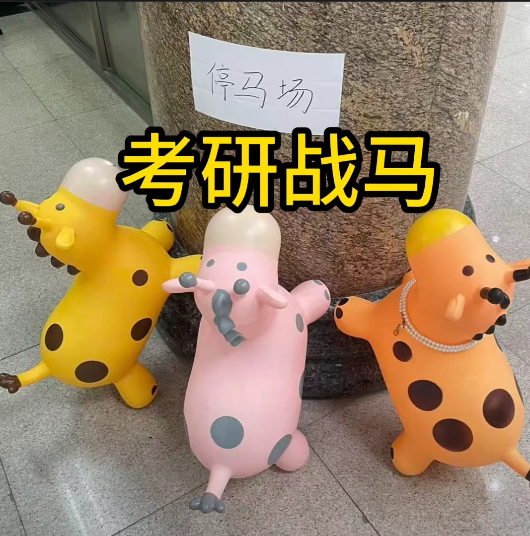 考研战马充气跳跳马坐骑背书神器图书馆座椅防困大人可坐防摔防爆