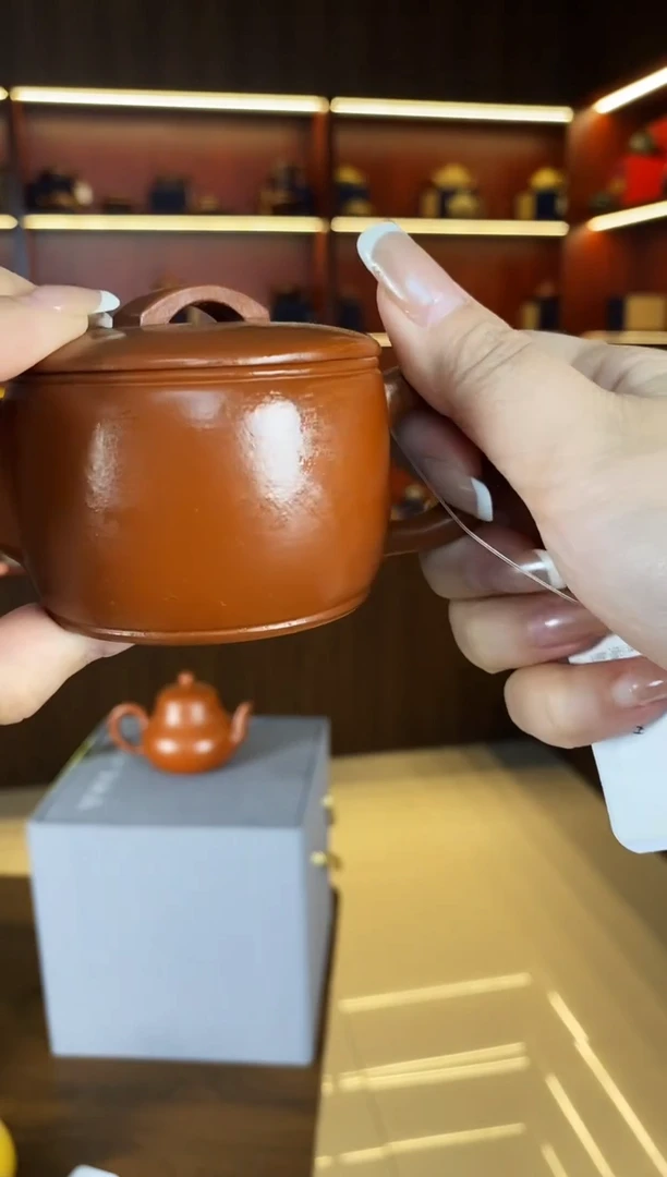 【闪购商品】紫砂茶壶小品光器汉瓦 小煤窑朱泥 许情