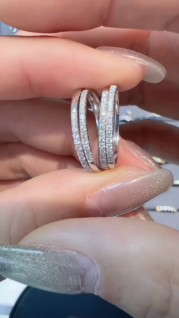 【闪购商品】钻石戒指/指环18K金镶嵌多样性发一