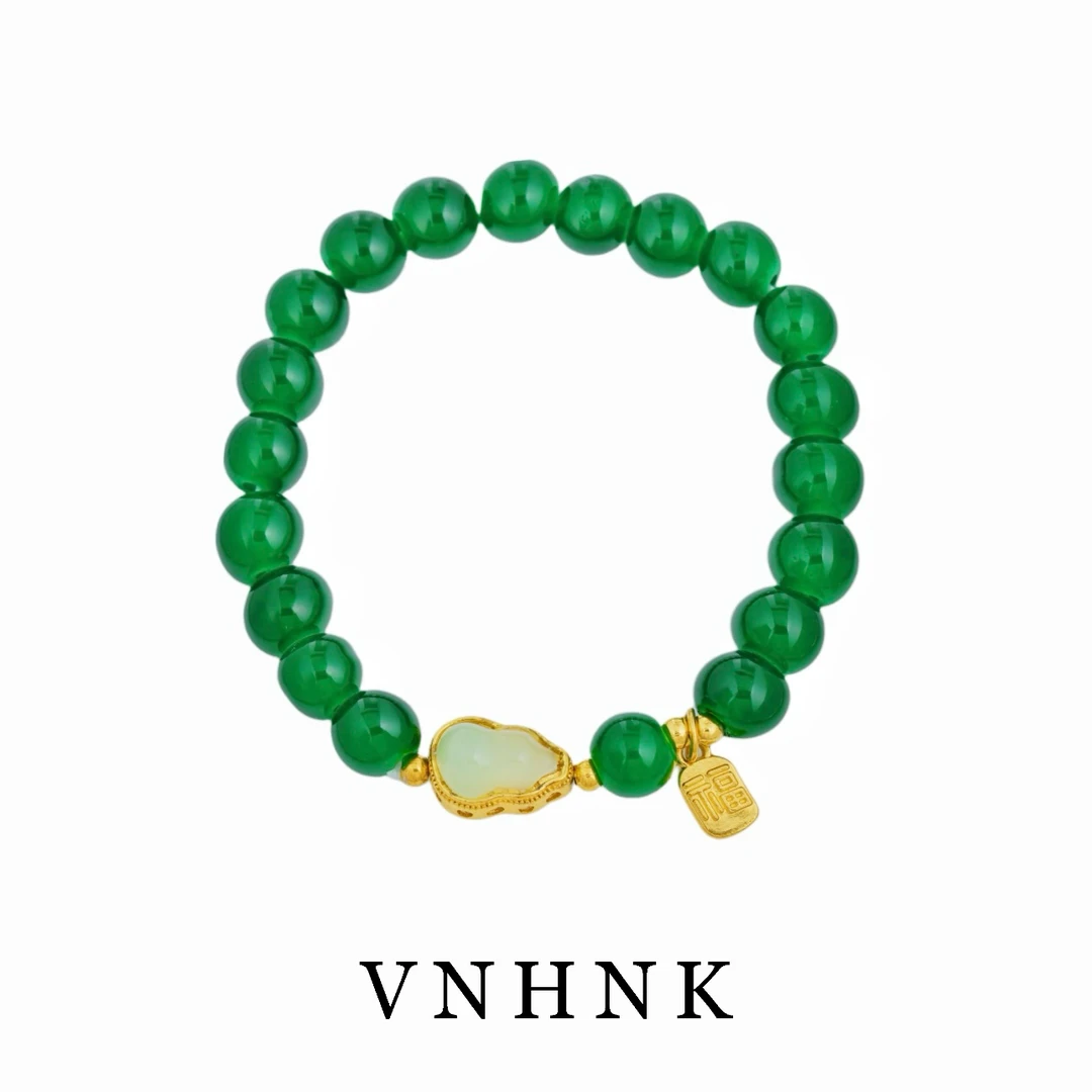 铜合金手链 美可儿   YS944    绿色个性时尚百搭手链