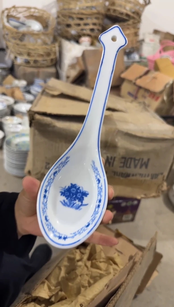 摆件百合花勺子一个一组微瑕请慎拍