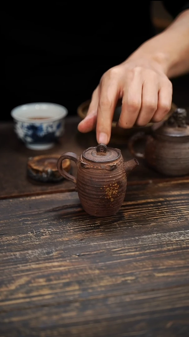 全手工制作 重工 南蛮 紫砂 120cc
