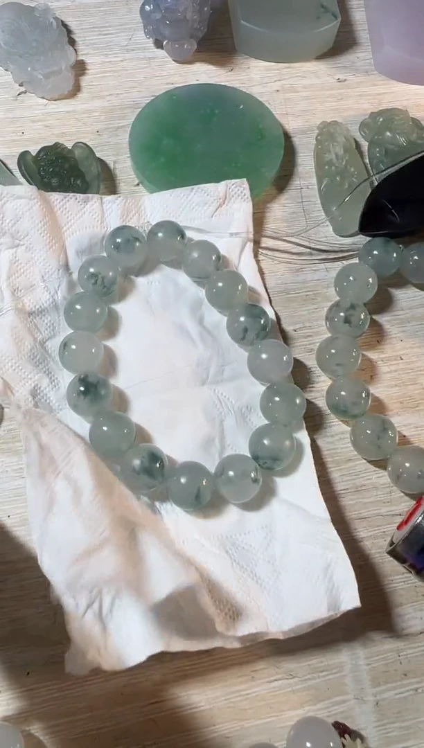 未镶嵌定制翡翠手串