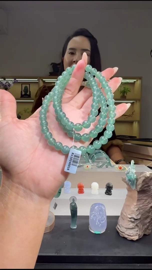 项链未镶嵌翡翠长串（多样性发其一）