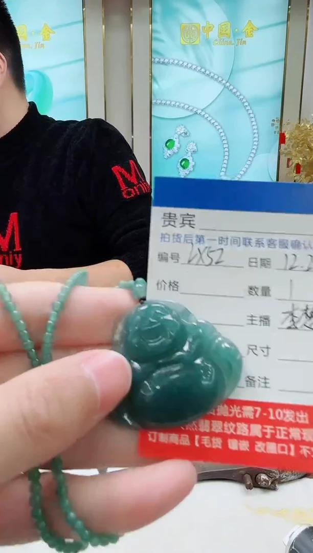 未镶嵌定制翡翠LX52翡翠吊坠赠珠链-多样性发其一