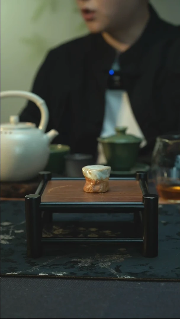 盖置孤品 裸烧柴烧