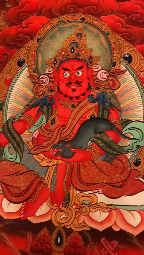 装裱画精美唐卡tk16176