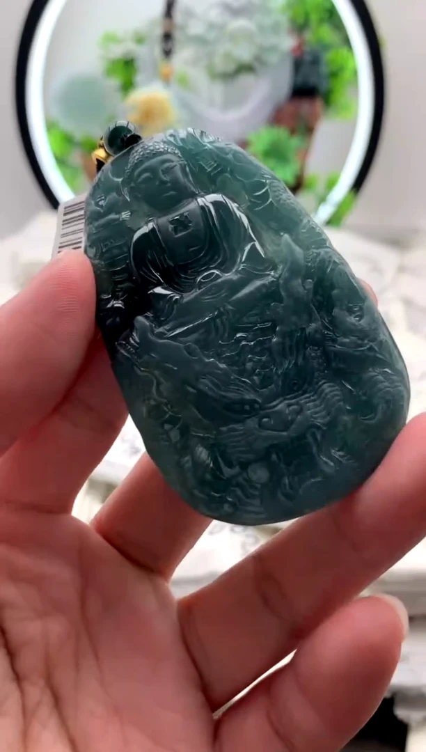【闪购商品】翡翠颈饰未镶嵌大日如来