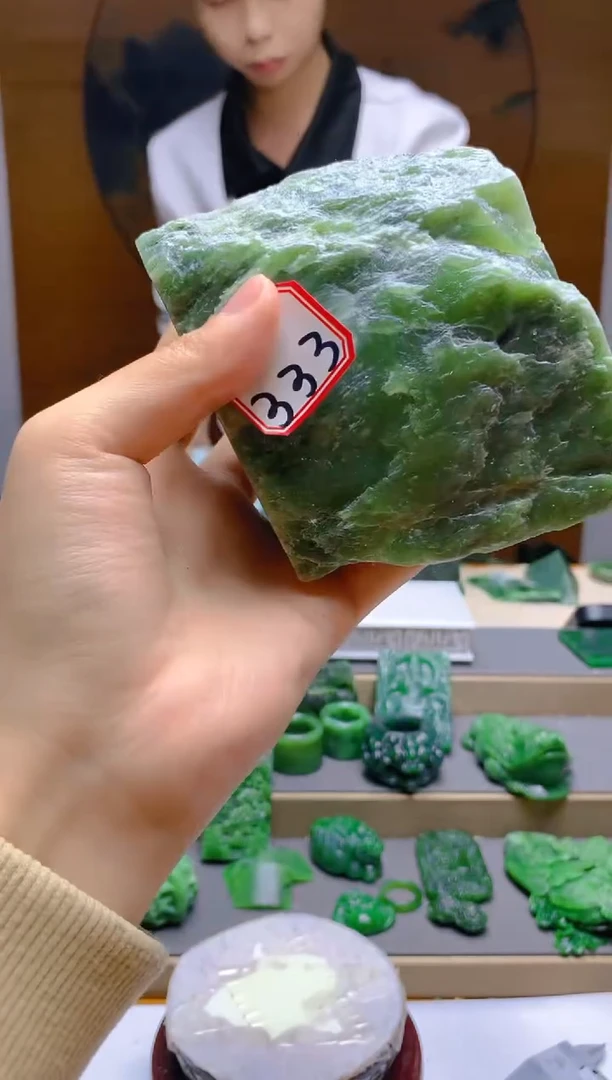 【闪购商品】和田玉（碧玉）珠宝半成品未镶嵌1