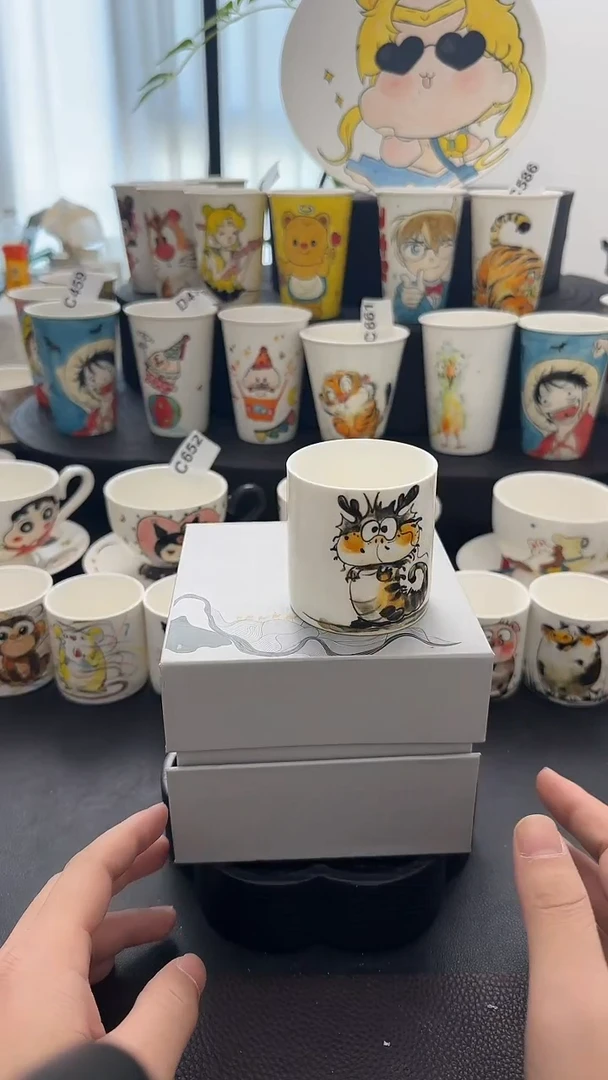 纯手工纯手工绘制陶瓷杯665
