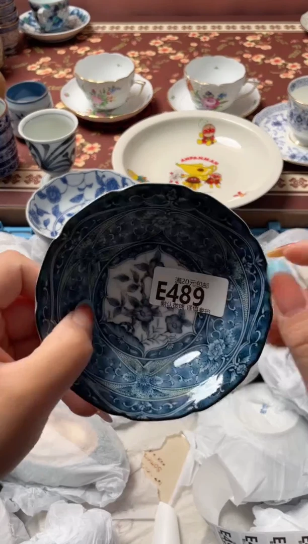 瓷片婷*妈瓷器瓷器E489
