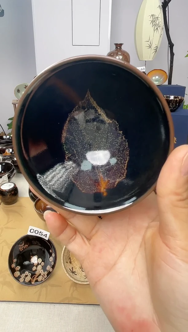 【真叶入盏】吉州窑纯手工高温瓷特价款