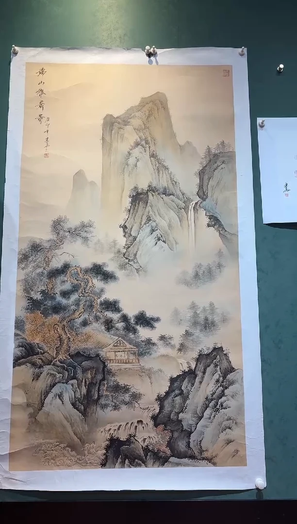 国画周建真老师绘画作品（送印屏带鸟巢书）28-20
