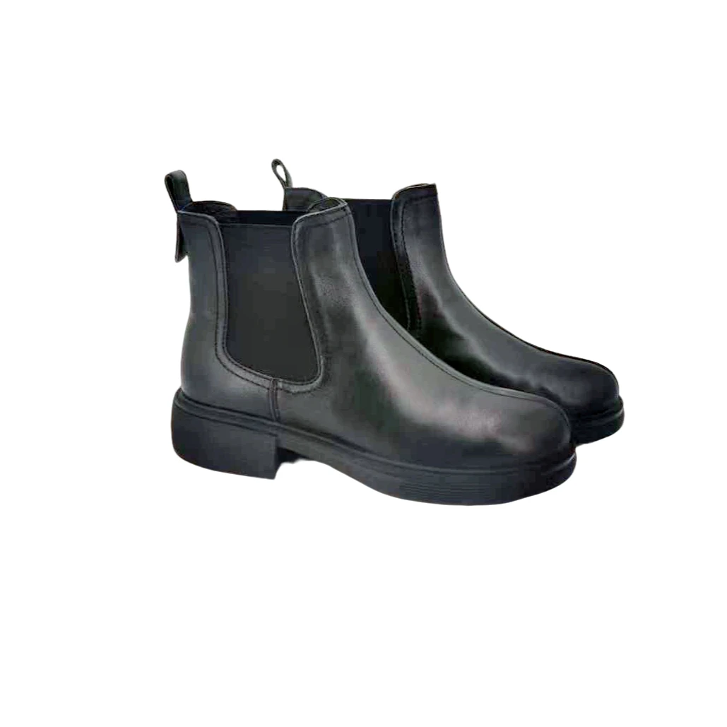 KANGNAI/康奈1G338058冬季低跟真皮时尚休闲舒适百搭切尔希靴