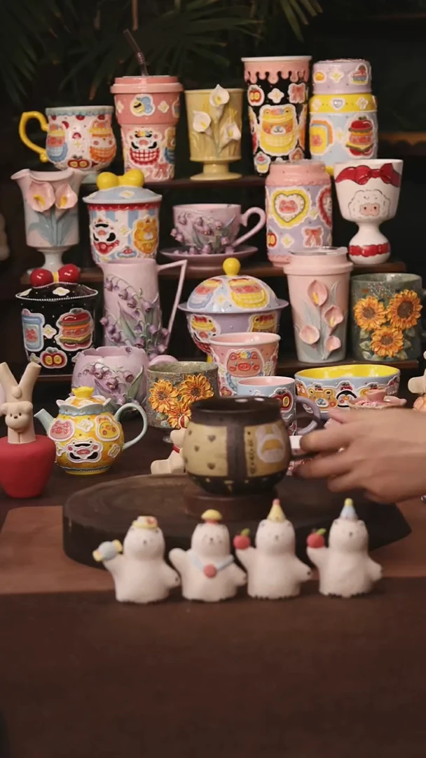 摆件景德镇原创手作陶瓷