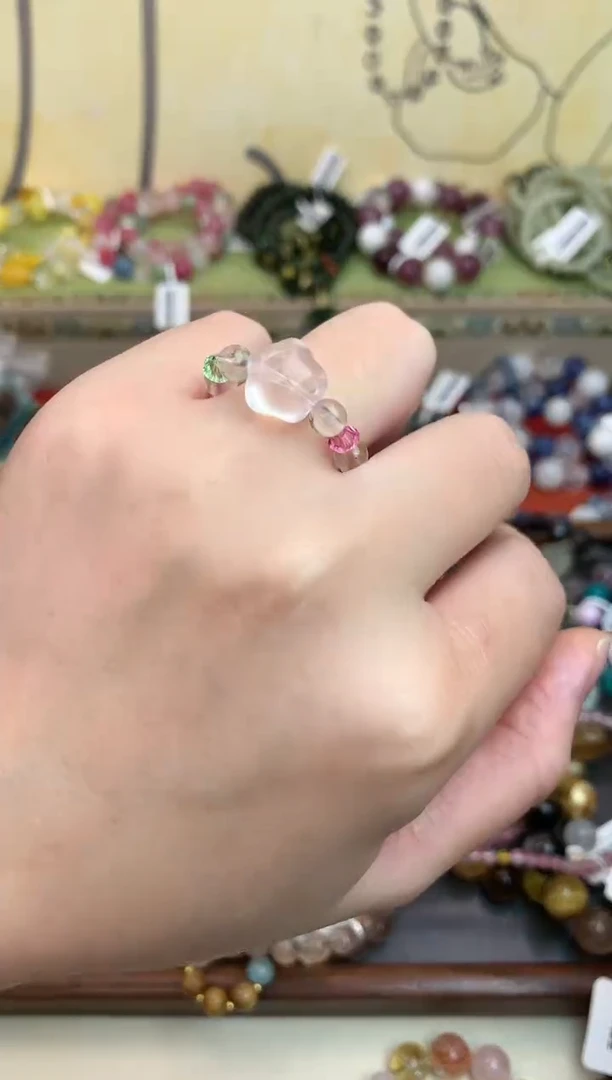 未镶嵌戒指水晶377