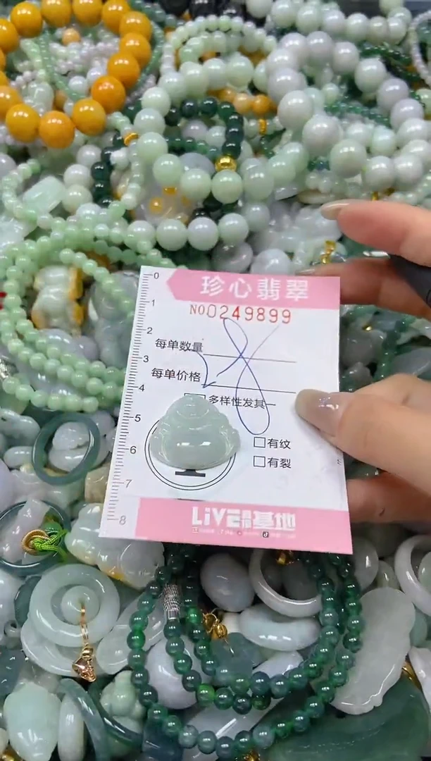 翡翠未镶嵌颈饰闪购024899