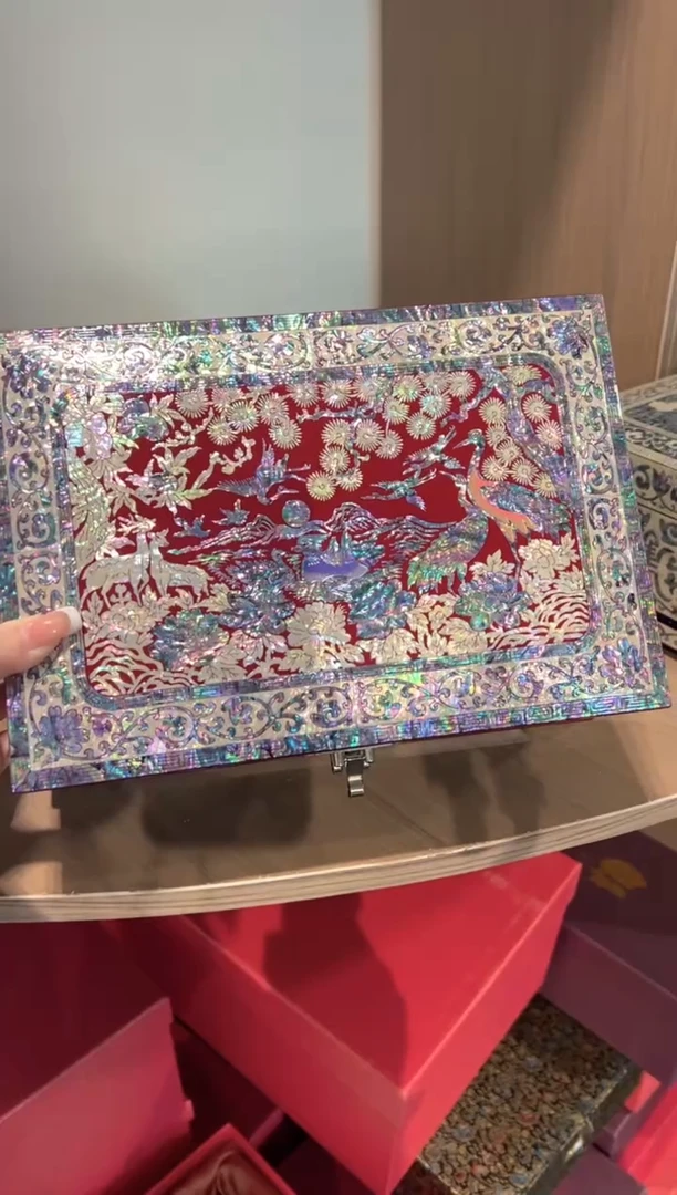 【闪购商品】鱼锁满贝底·弘贝雅螺钿漆器文化馆