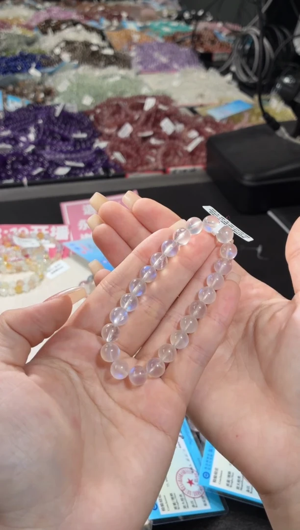 未镶嵌手链月光石400号多样性发一W8+