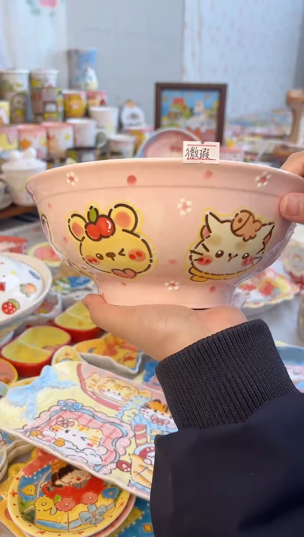 摆件陶景德镇陶瓷手绘微瑕处理