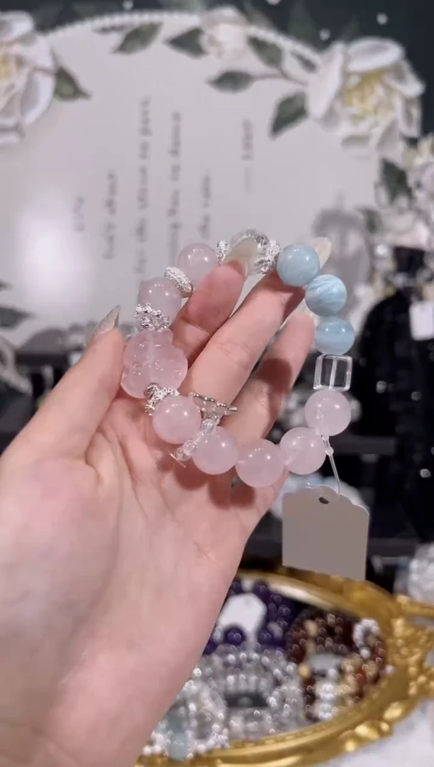 【闪购商品】水晶手链未镶嵌天然水晶默认微瑕 多样性发货发其一