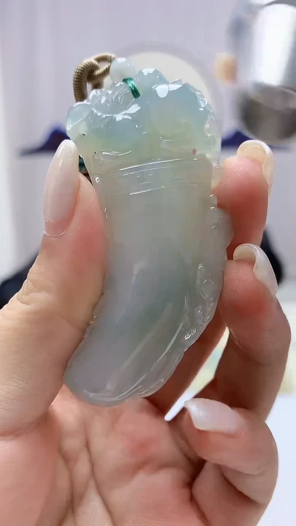 定制翡翠未镶嵌4852ms-毛货龙牙15