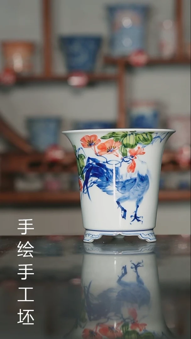 墨奈手绘内口7.5高9深左右