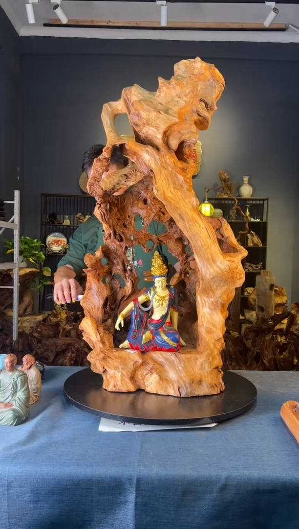 木卢师傅根艺作品（不包含人物摆件）