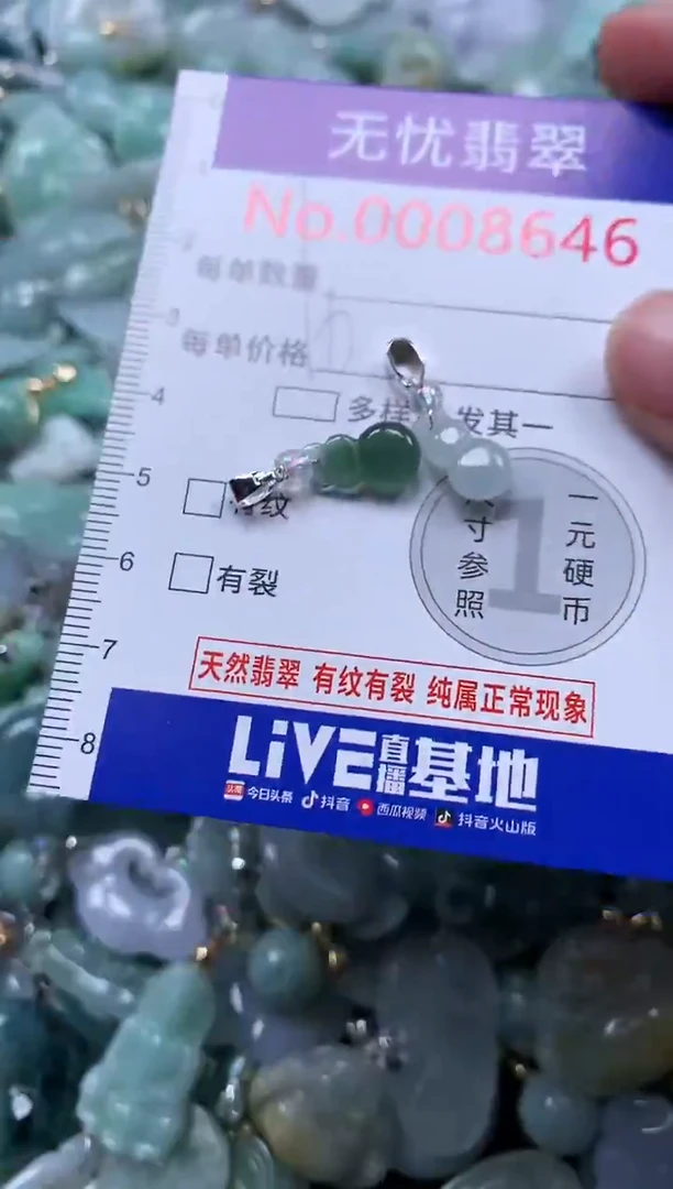 颈饰未镶嵌翡翠8646