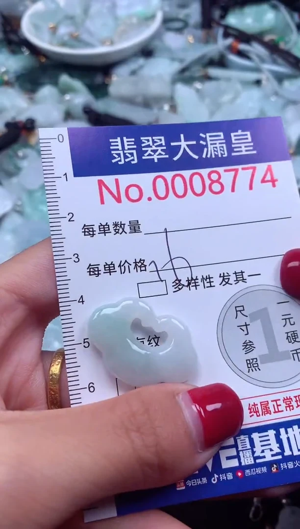 颈饰未镶嵌翡翠8774