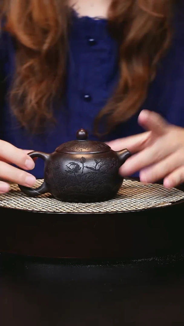 茶壶紫砂宜兴茶壶H108458