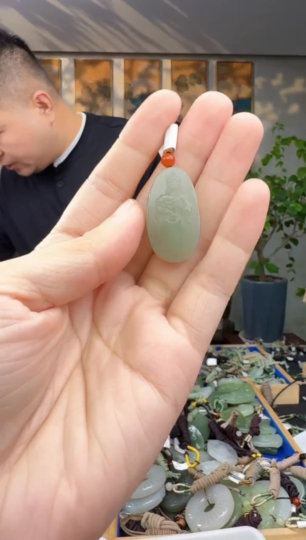 未镶嵌和田玉挂件拍一发一