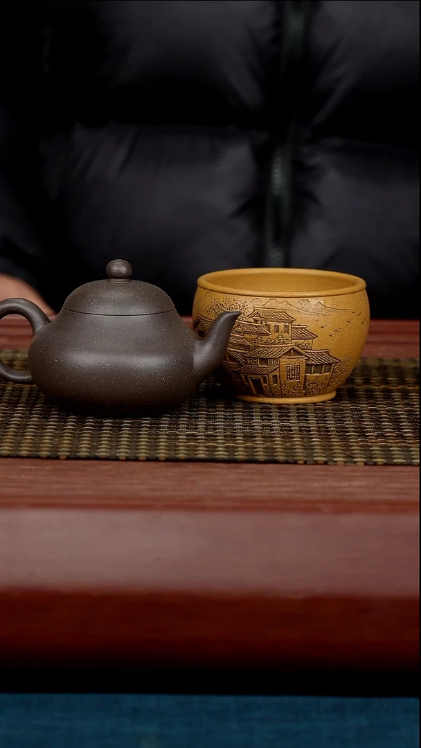 茶壶紫砂海*️原矿紫砂壶