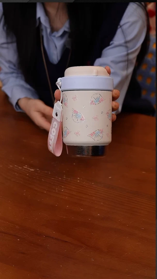 陶78-贝壳海洋纯钛保温杯500ml【CF5981】