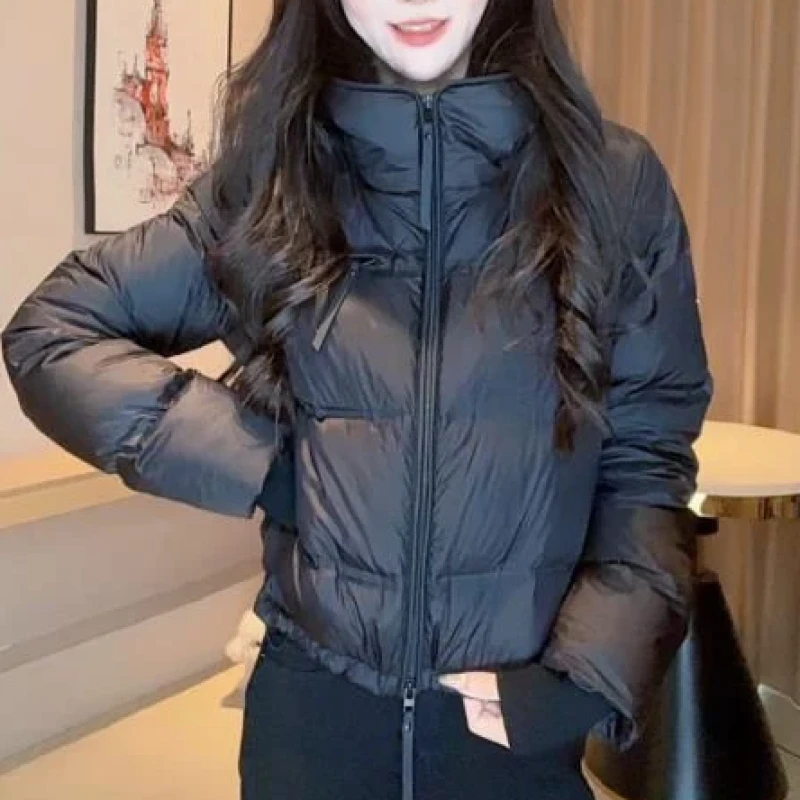 显白气质欧版棉服外套女冬季新款大码宽松慵懒时尚棉衣袄子2025