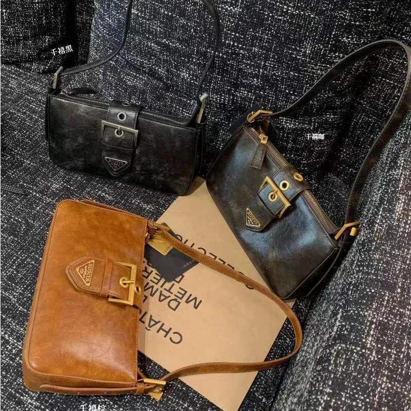 【母亲节礼物】BD-MM801-千禧黑RAIN.CUN轻奢小众时尚女士包