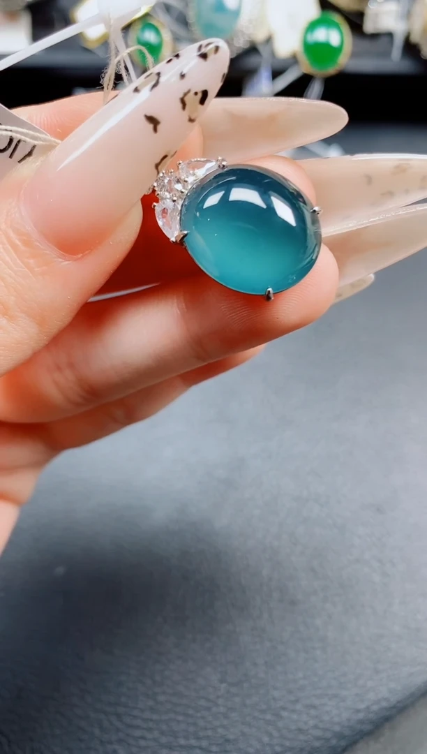吊坠(赠链)银S925镶嵌翡翠翡翠