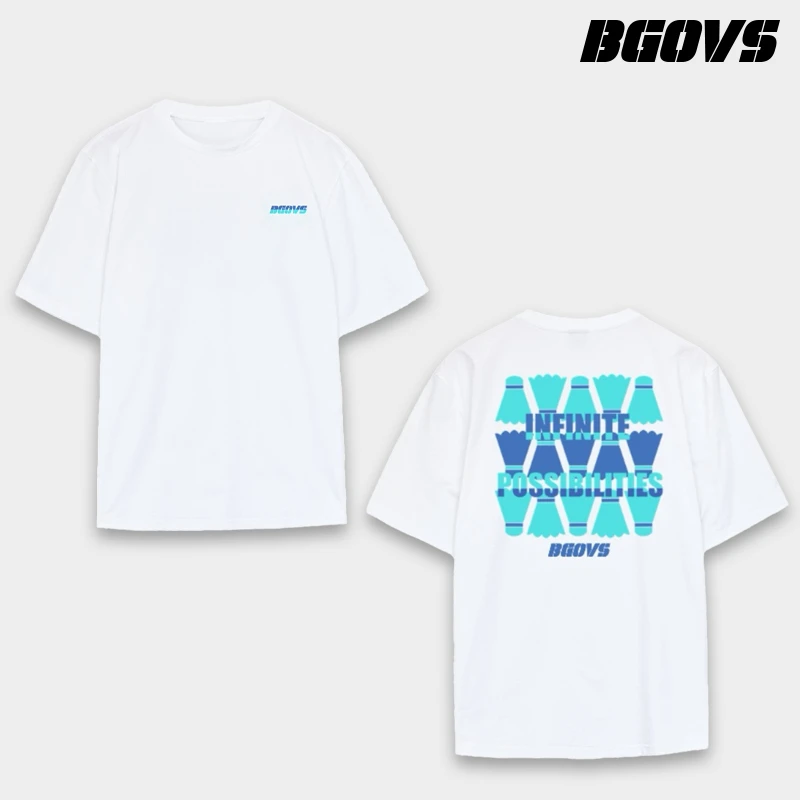 2025春夏新品韩国BGOVS羽毛球服男女同款速干运动吸汗短袖正品
