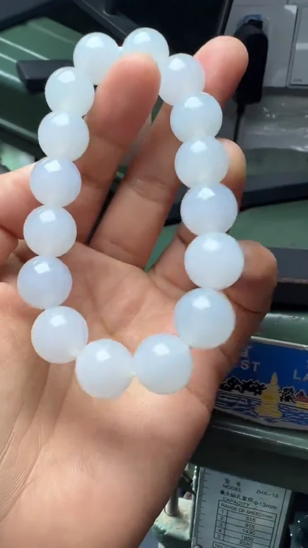 未镶嵌手串翡翠缅甸翡翠A货卡12.8左右