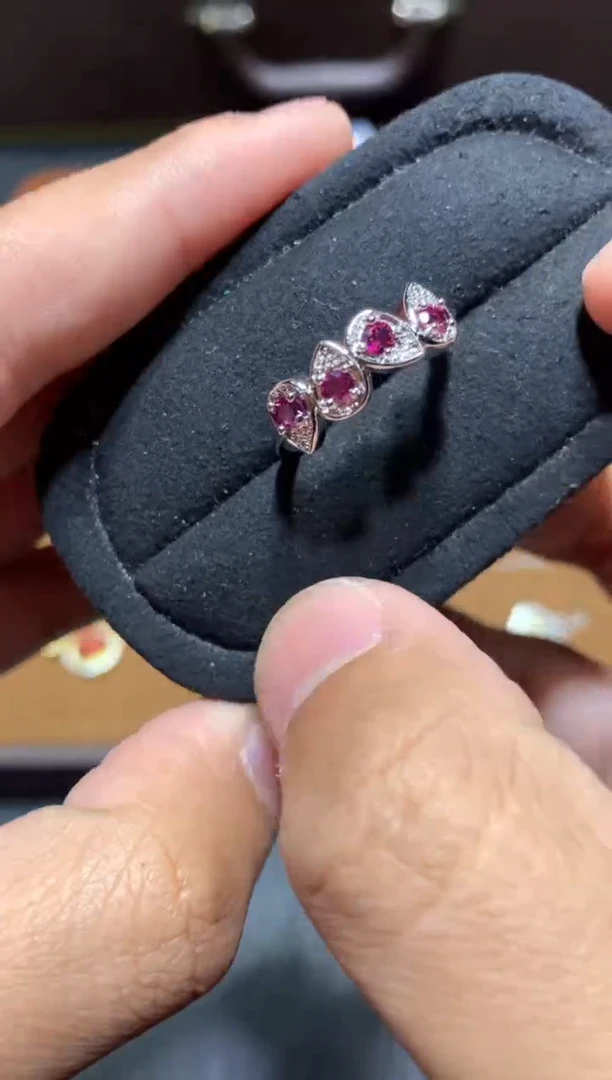 未镶嵌戒指石榴石P11【多样性发其一】