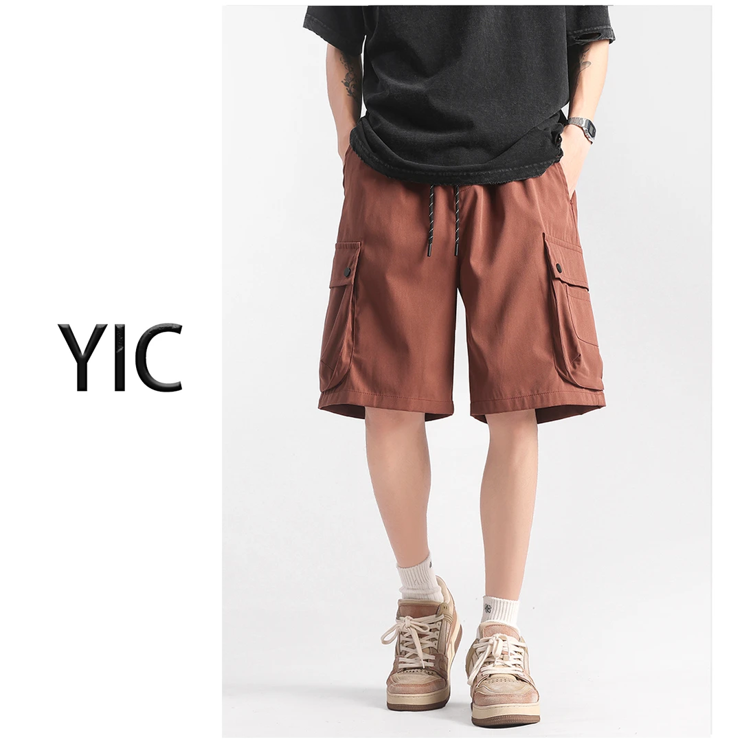 2025夏季新爆款五分裤直筒时尚宽松潮流高街复古百搭休闲短裤男