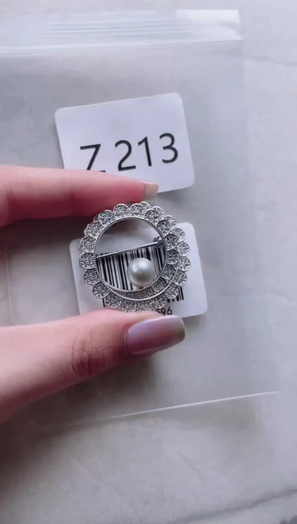 【闪购商品】海水珍珠胸针未镶嵌Z213